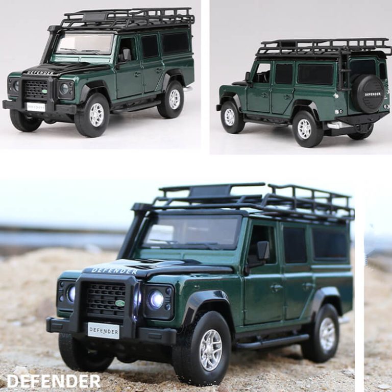 1:18 Scale Land Rover Defender 110 Diecast Model - Die-Cast Metal