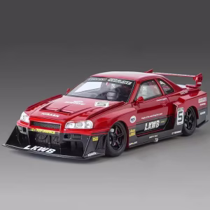 Nissan Skyline GTR R34 LBWK Model Car Speedo Club