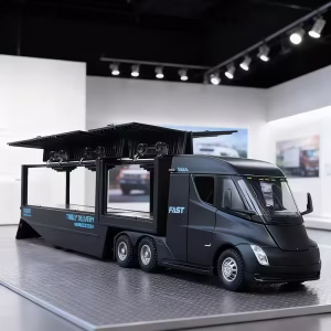 Tesla Trailer Truck Model Speedo Club